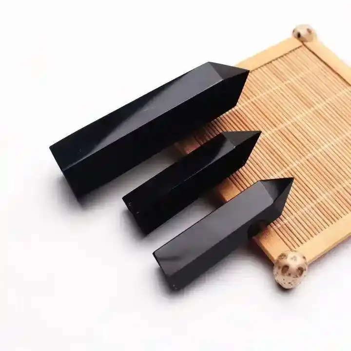 black obsidian Point wand.webp