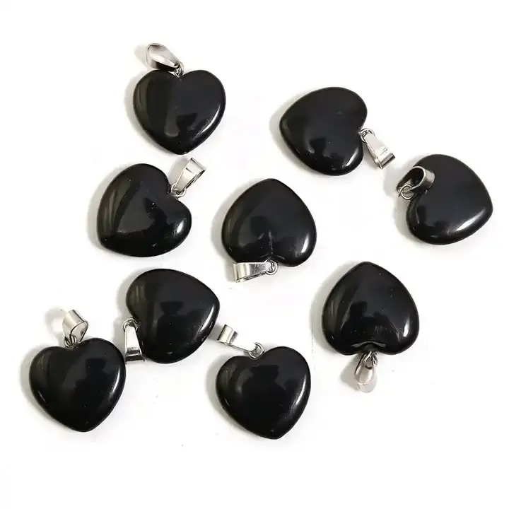 Black Obsidian Heart Pendant2.webp