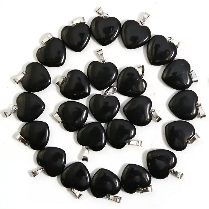 Black Obsidian Heart Pendant.webp