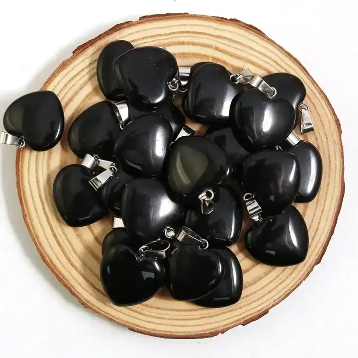 Black Obsidian Heart Pendant3.webp