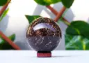 Natural Garnet stone sphere ball 