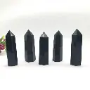 Natural Black Obsidian Point Wands For Reiki Meditation Yoga Spiritual And Showpiece