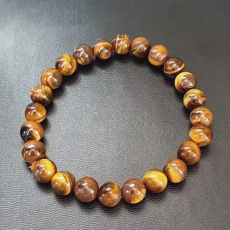 Natural Tiger Eye Bracelet For Shawpiece And Healing
