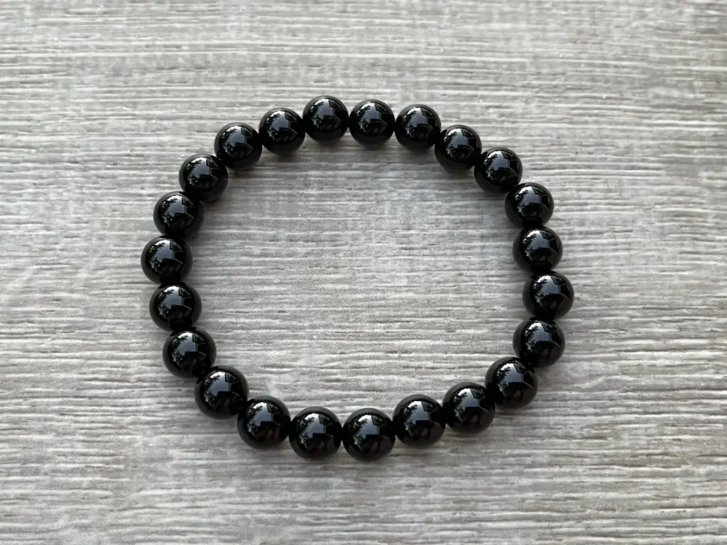 Natural Black Onyx bracelet  For Healing and Showpiece