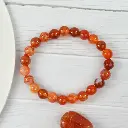 Natural Carnelian Stone Bracelet For Girls,Women And Men