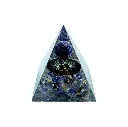 Aura Amethyst Ball Pyramid  Crystal Pyramid for Showpiece And healin