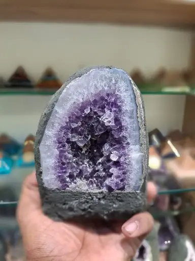 Natural Amethyst Geode for Healing And Showpiece
