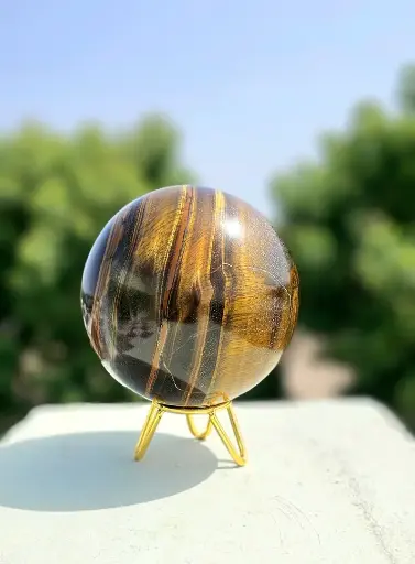 Natural Triger eye Sphere For healing And Showpiece