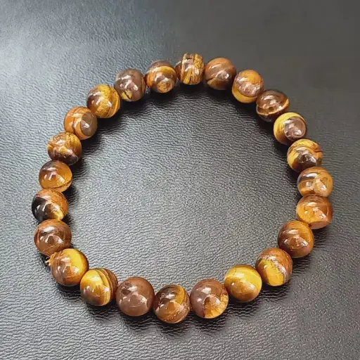 Natural Tiger Eye Bracelet For Shawpiece And Healing