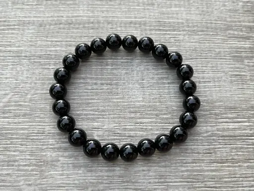 Natural Black Onyx bracelet  For Healing and Showpiece
