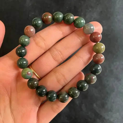 Natural Bloodstone bracelet For Girls, Women And Men