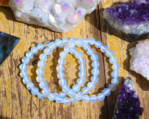 Natural Opalite stone bracelet For Girls, Women And Men