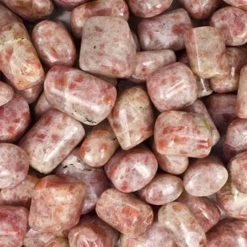 Natural Sunstone Tumbled Stone For Healing and Showpiece